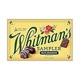 Whitman's Sampler Mother's Day Gift Box, Dark Chocolate Assortment, 10 Ounce (22 Pieces)