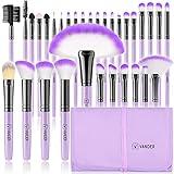 Make up Brushes, VANDER Professional 32pcs Makeup Brush Set, Makeup Brushes Set Foundation Blending Cosmetic Brush Set Kit,Purple