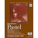 Strathmore 400 Series Pastel Pad, Assorted Colors, 9"x12" Glue Bound, 24 Sheets