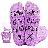 HAPPYPOP Surgery Recovery Socks Healing Socks, Get Well Soon Gifts For Women After Surgery Recovery Gifts For Women