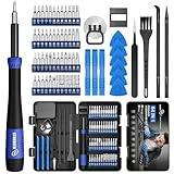 STREBITO Small Precision Screwdriver Set 64-piece with Torx, Triwing, Pentalobe, Electronics Repair Tool Kit for Computer, PC, Laptop, Macbook, Tablet, Phone, PS5, XBOX, Switch, Glass, Ring Doorbell