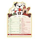 Dog Feeding Chart Fridge Magnet, Food Dogs Can or Can’t Eat 9.75x6.75in Feeding Sign Safe Food Chart Nutrition Guide for Pet New Puppy Essentials