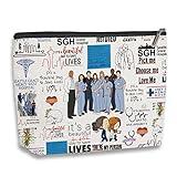kdxpbpz Funny Doctor Anatomy Fans Merchandise Makeup Bag Merch Gifts for Women Girls Best Friend Sister Travel Toiletry Makeup Organizer Zipper Pouch