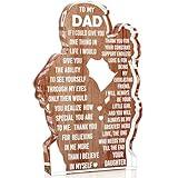 Fathers Day Dad Gifts from Daughter Dad Birthday Gift from Daughter - Christmas Valentines Easter Gifts Idea Daddy New Dad Best Dad Ever Gifts Father's Day Desk Decor Acrylic Plaque Sign