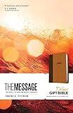 The Message Deluxe Gift Bible (Leather-Look, Brown/Saddle Tan): The Bible in Contemporary Language