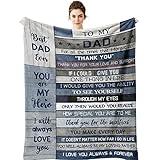 Yamco Dad Gifts Blanket - Dad Gifts from Daughter - Dad Gifts from Son 60"x50" Blankets - Dad Birthday Gifts - Gifts for Daddy - Father Gifts - Gifts for Dad Who Wants Nothing - Best Dad Gift Ideas