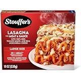Stouffer's Lasagna with Meat & Sauce, Large Size Frozen Meal, Meals Entrees, 19 Oz