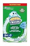 Scrubbing Bubbles Toilet Continuous Clean Drop-Ins, Toilet Bowl Tablets Help Prevent Limescale Buildup and Stains, 5 Count, 7.05 Oz