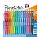 Paper Mate InkJoy Pens, Gel Pens, Fine Point (0.5 mm), Assorted, 14 Count - Back to School, Teacher Supplies, Writing, Journaling