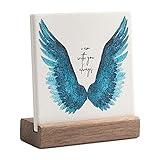 Lukiejac Memorial Gifts In Loving Memory Of Loved One Mother Father Gifts Sympathy Gifts For Loss Of Mom Bereavement/grief/condolence/remembrance Gifts Angel Wing Funeral Home Decor Wodden Sign Plaque