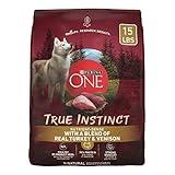 Purina ONE True Instinct With A Blend Of Real Turkey and Venison Dry Dog Food - 15 lb. Bag