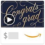 Amazon eGift Card - Your Upload - Congrats Grad - Graduation (Animated)