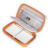FBLFOBELI EVA Hard Storage Case Compatible With Nintendo 2DS XL/3DS XL With Fits 8 Game Cards (Case Only) (Orange)