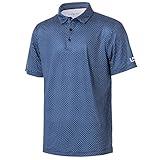 Ephemoca Men's Performance Dry Fit Golf Shirt, Quick-Dry Short Sleeve Polo, Moisture Wicking Navy L