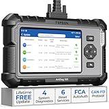 TOPDON AD500 OBD2 Scanner Car Code Reader Scan Tool, Engine ABS SRS Transmission Diagnostics Tool, FCA AutoAuth, CAN FD Protocol, Oil/Throttle/SAS/TPMS/BMS/EPB Reset Car Scanner, Free Upgrade for DIY