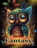 Fantasy Coloring Book for Adults and Teens: A World Full of Magic with Over 50 Adorable Gnomes , Cute Monsters Witches , Dragons, Fairies and more. ... for Fantasy Lovers! (Fantasy Coloring Books)