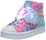 Skechers Girls TWI-Lites 2.0 Sneaker, Multi, 1 Little Kid