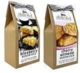 Rabbit Creek Scone Mix Variety Pack of 2 – Blueberry and Cherry Almond Cream Scone Mix