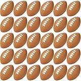 Blulu 30 Pack Mini Footballs Bulk 2.17" Kids Adult Party Favor Foam Balls Small Stress Sports Ball Mini Football Toy for Birthday Homecoming Game Carnival School Reward Party Gift Goodie Bags Stuffers