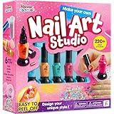 Klever Kits Nail Art Kit for Girls, Kids Nail Polish Set, Birthday Gifts for Girls Ages 7 and up，Makeup for Kids, Glitter, Sequins, Stickers , Peel Off & Quick Dry