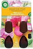 Air Wick Essential Mist Refill, 2 ct, Hibiscus & Blooming Orchids, Essential Oils Diffuser, Air Freshener