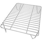 GRISUN Warming Rack for Green Mountain Grill Davy Crockett Pellet Grill, Upper Rack Replacement for GMG-6016, Grill Rack Addition for Doubled Cooking Space (14" x 10" x 3.5")