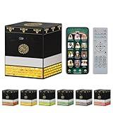 Telawah Kaaba Quran Speaker with Remote Control for 114 Quran Surahs, Night Light MP3 Music Player with 18 Reciters and 16 Translations