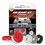 KontrolFreek Aim Boost Kit for Xbox One and Xbox Series X Controller | Includes Performance Thumbsticks and Precision Rings | Inferno Edition