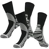 RANDY SUN Waterproof Skiing Socks, Unisex Moisture Wicking Breathable Hiking Camping Cycling Golf Dry Warm Crew Socks Gift Ideas Suitable for a Range of Outdoor Activities L