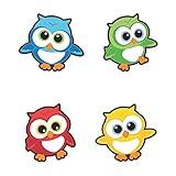 Fun Express Owl Bulletin Board Cutouts – Colorful & Educational Owl-Themed Cutouts for Learning Activities Classroom Decorations – Craft Projects and Back-to-School Supplies for Kids – 48 Pieces