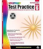 Spectrum Grade 6 Test Practice Workbooks, Ages 10 to 11, Math, Language Arts, and Reading Comprehension 6th Grade Test Practice, Reproducible Book, ... and Math Practice - 160 Pages (Volume 66)