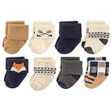 Hudson Baby baby boys Cotton Rich Newborn and Terry Casual Socks, Forest, 0-6 Months US