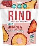 RIND Snacks | Straw-Peary | Strawberry, Apple, & Pear | Dried Fruit Superfood | Chewy Snack | No Sugar Added | All Natural | High in Fiber | Gluten Free | Vegan | Paleo | Fruit Snacks | 12 oz | 1 Pk