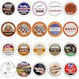 Perfect Samplers Coffee/Tea/Cider/Cappuccino and Hot Chocolate Single Serve Cups For Keurig K cup Brewers, Premium Mix, 20 Count