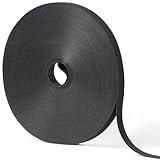 1/2in x 100ft Hook and Loop Roll | Double-Sided Strips, Self-Gripping Straps | Reusable Multi-Purpose Wrap Fasteners for Home, Office, Data Center, and More