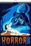 2025 Wall Calendar [12 pages 8"x12"] Horror Vampires Thriller Vintage Trash Horror Movie Posters