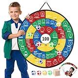 Garybank Emotional Dart Social Skills Activities for Kids - W/56 Emotion Cards, Autism Learning Materials Emotional Regulation Tools - Occupational Therapy Must Haves Toys, School Counselor Gifts