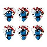 Mortal Kombat Klassic Raiden Character Novelty Guitar Picks Medium Gauge - Set of 6