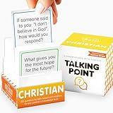 200 Conversation Cards for Christians Game - Explore Your Faith and Have Fun on Family Game Night, Bible Study or Youth Groups - Perfect for Church Groups, Couples Game Night, Easter Gifts