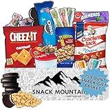 Snack Mountain Care Package Variety Christmas Snack Gift Box Back to School Gift Basket Snack Food Gifts for Office Teens Ultimate Treat Box for Adults & Kids Variety Pack Candy Gift Basket Movie Night Bundle Set College Guys Girls