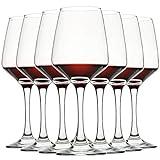 Wine Glasses Set of 8, 12oz, Lead-free, Clear, Durable Glassware