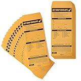 Key Drop Envelopes 500 ct | Auto Repair Night Drop Key Envelopes | Automotive Shop Supplies for Car Service Mechanic