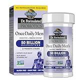 Garden of Life Probiotics for Men Dr Formulated 50 Billion CFU 15 Probiotics for Digestive Health + Organic Prebiotic Fiber for Colon & Immune Support, Daily Gas Relief, Shelf Stable, 30 Capsules