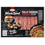 HORMEL BLACK LABEL Fully Cooked Bacon - Thick Bacon Snacks for Breakfast, 10.5 Ounce (Pack of 1)