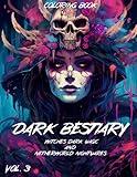 Dark Bestiary: Witches' Dark Magic & Netherworld Nightmares: Coloring Book for Adults: 50 Stress-Relieving Dark Fantasy Images of Demons, Devils and Monsters (Dark Bestiary Series)