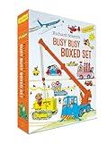 Richard Scarry's Busy Busy Boxed Set: Busy Busy Airport; Busy Busy Cars and Trucks; Busy Busy Construction Site; Busy Busy Farm (Richard Scarry's BUSY BUSY Board Books)