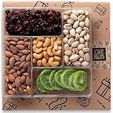 Dried Fruit and Nuts Gift Basket - Assorted Nuts and Dried Fruits Holiday Snack Box by Oh Nuts