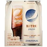 Pepsi Nitro Draft Vanilla, 13.65 Fl Oz Cans, 4 Pack