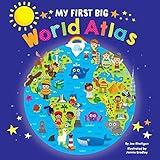 My First Big World Atlas - Lap Size Board Book - Educational Children's Book - Preschool Learning - Hardcover