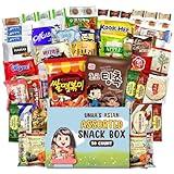 Korean Snack Box Variety Pack - 50 Count Individual Wrapped Gift Care Package Bundle Sampler Assortment Mix Candy Chips Cookies Treats for Kids Children College Students Adult